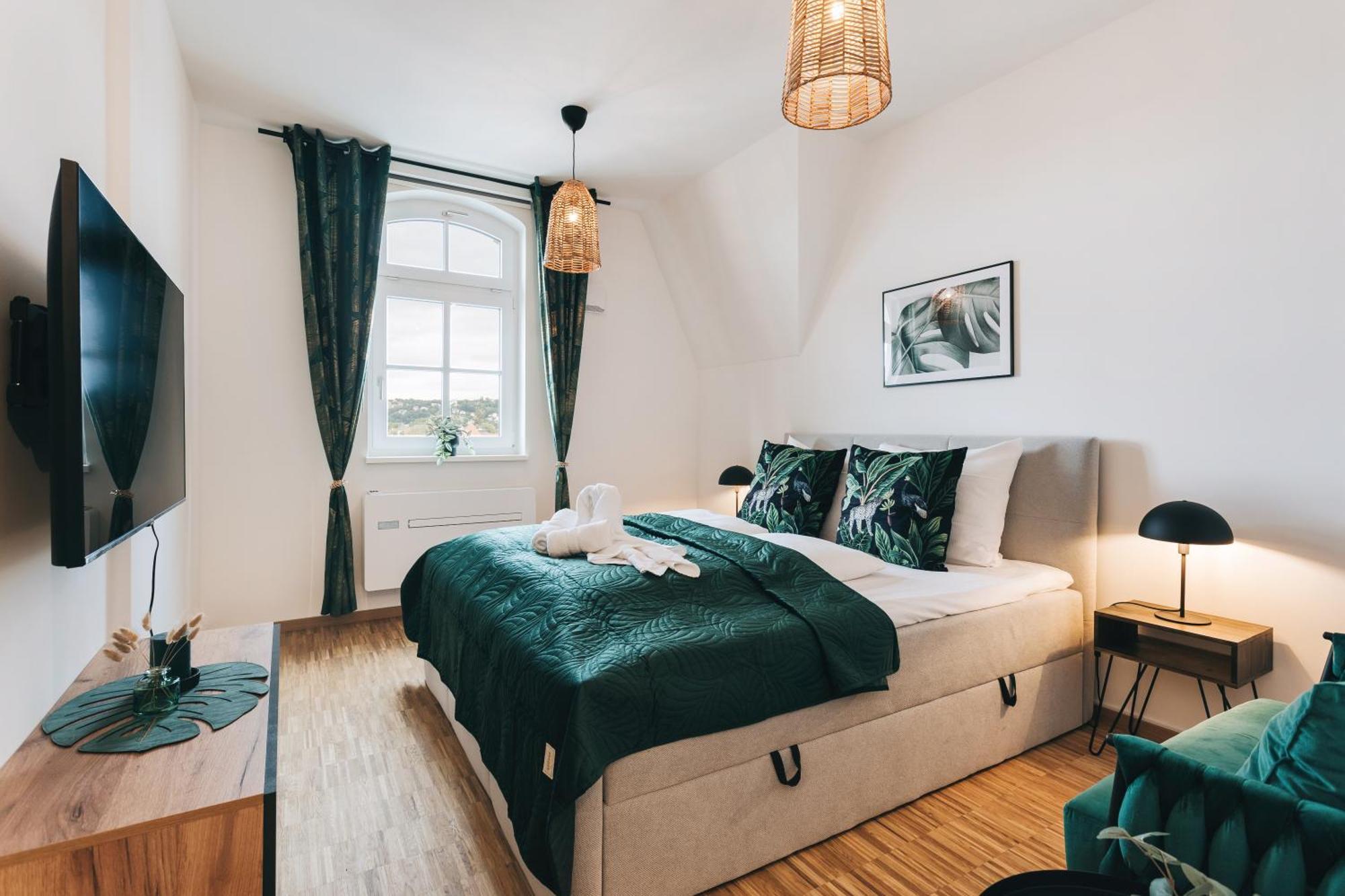 Oasis Appart - Wohnen In Dresden - Netflix - Tiefgarage - Dachterrasse Eksteriør billede