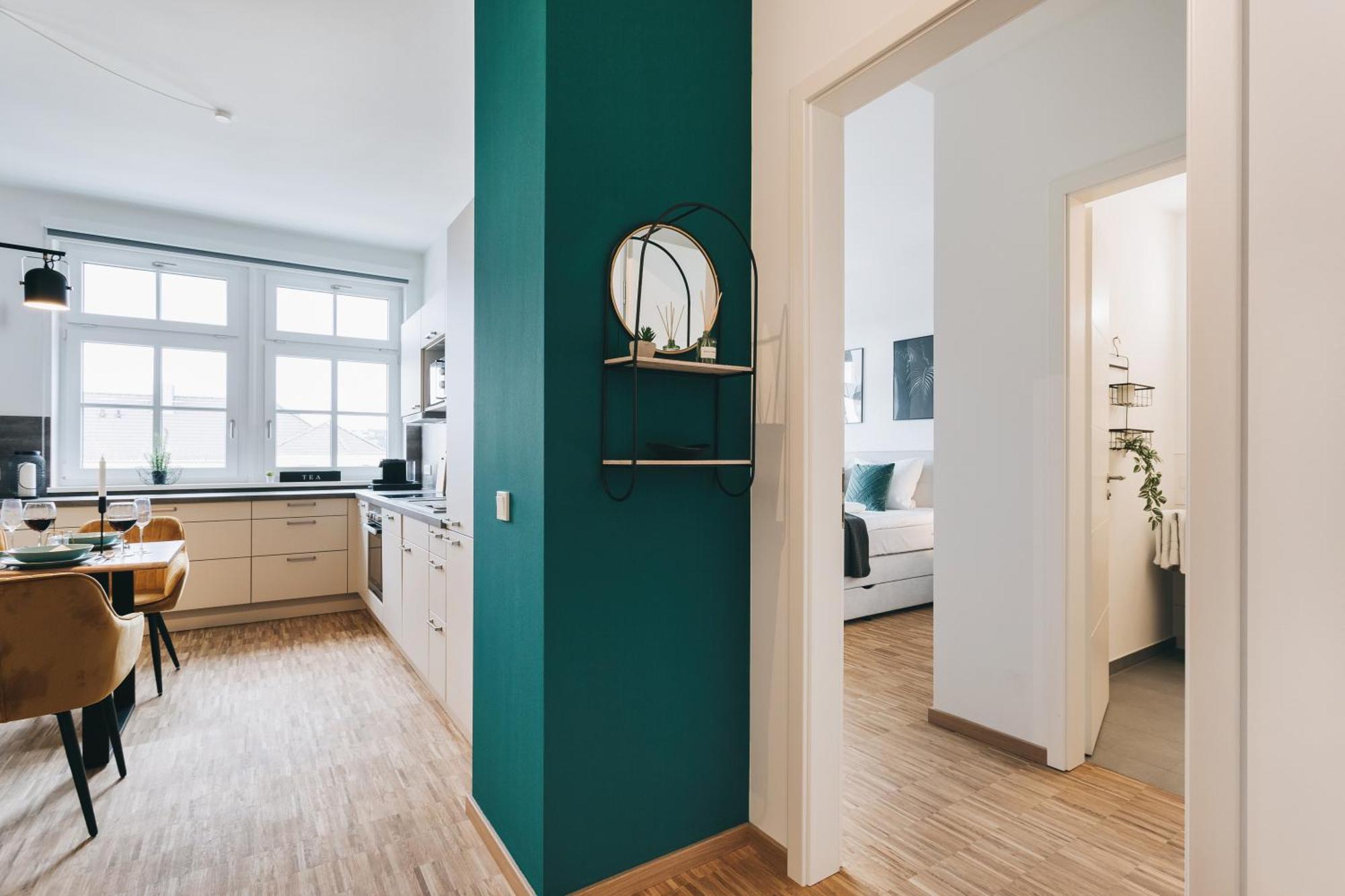 Oasis Appart - Wohnen In Dresden - Netflix - Tiefgarage - Dachterrasse Værelse billede