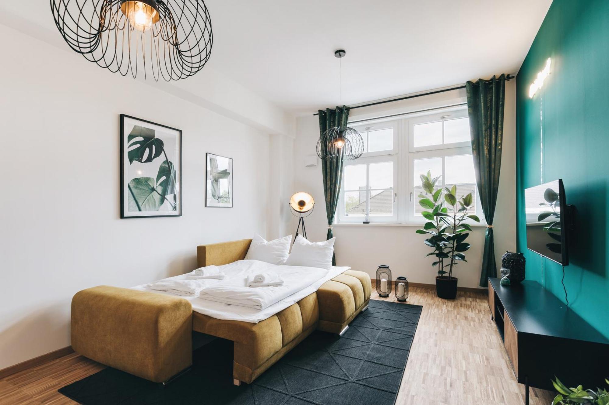 Oasis Appart - Wohnen In Dresden - Netflix - Tiefgarage - Dachterrasse Værelse billede