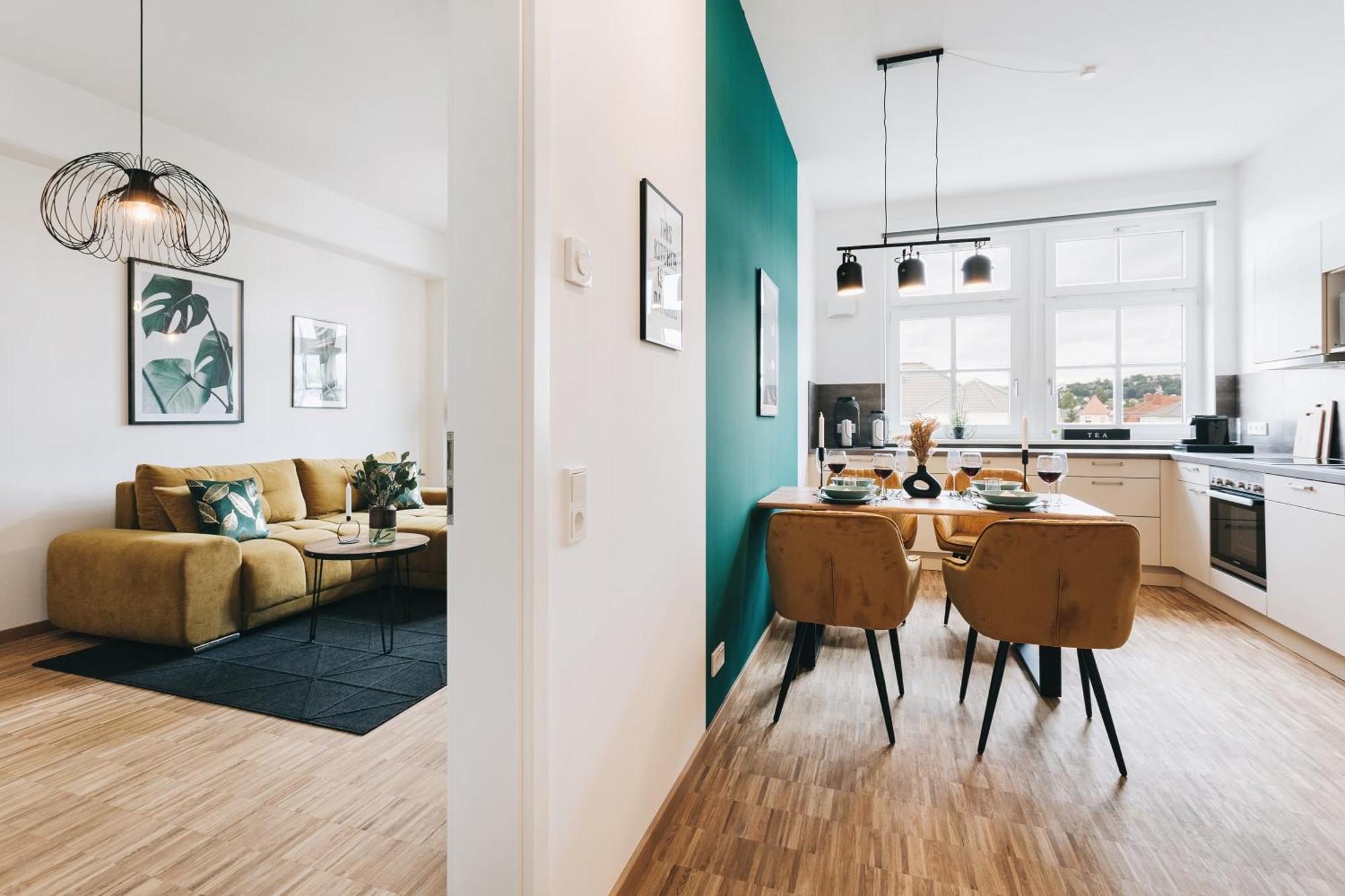 Oasis Appart - Wohnen In Dresden - Netflix - Tiefgarage - Dachterrasse Værelse billede