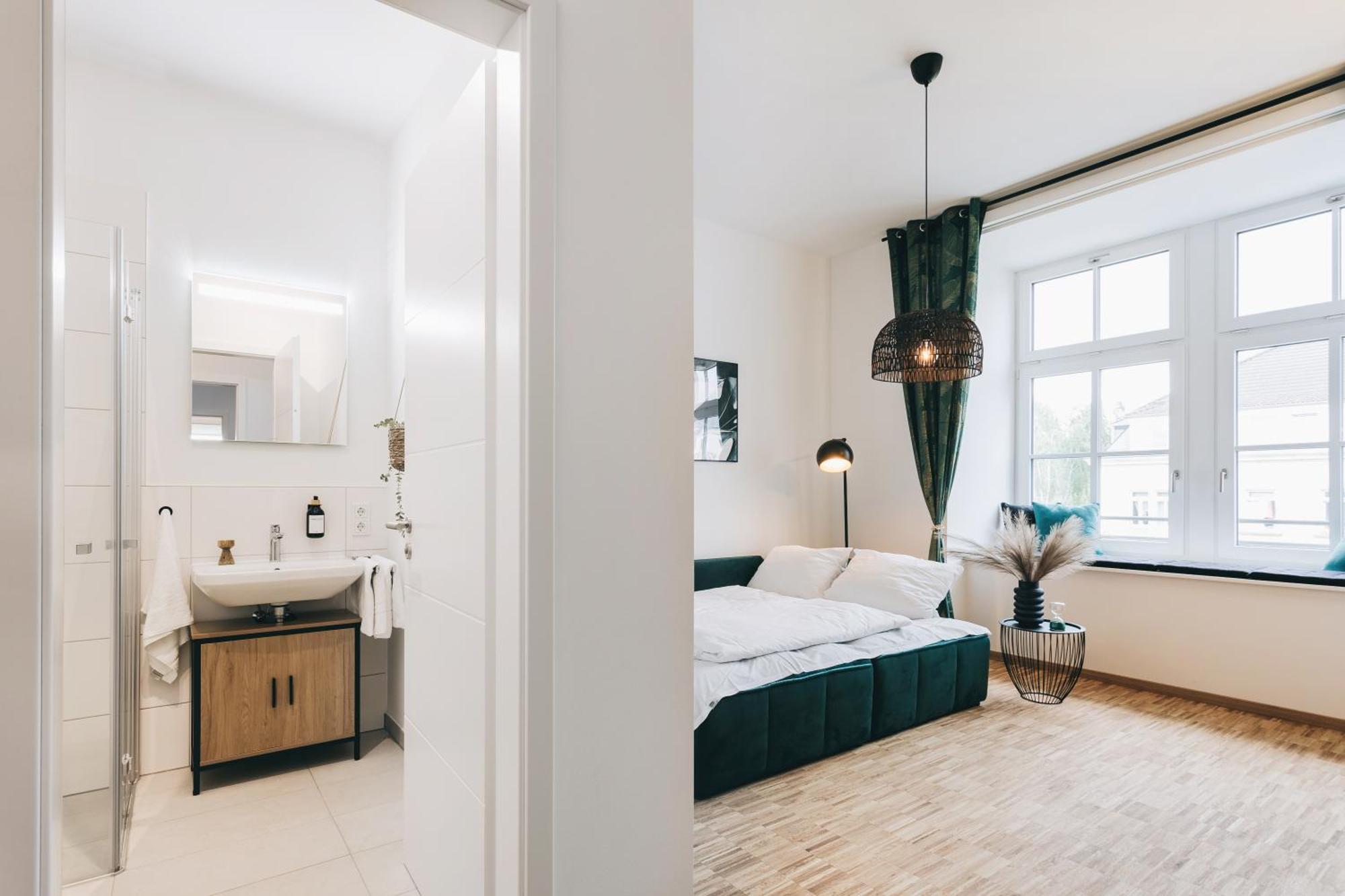 Oasis Appart - Wohnen In Dresden - Netflix - Tiefgarage - Dachterrasse Værelse billede